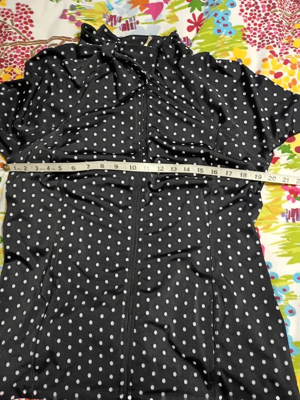 kate spade Black Polka Dot Long Sleeve Jacket